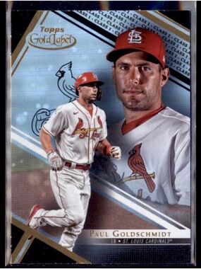 Paul Goldschmidt 2024 Topps Gold Label Refractor Baseball Card